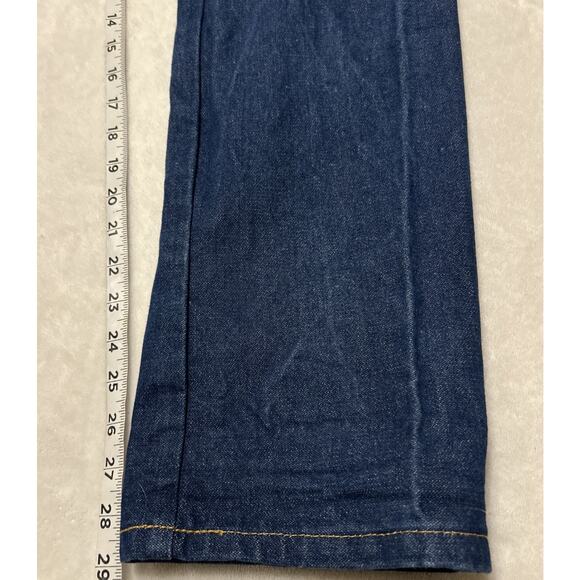 Vintage Wrangler Jeans Mens 30x29 Blue Denim Straight Leg Western Fit A201 - Picture 5 of 7